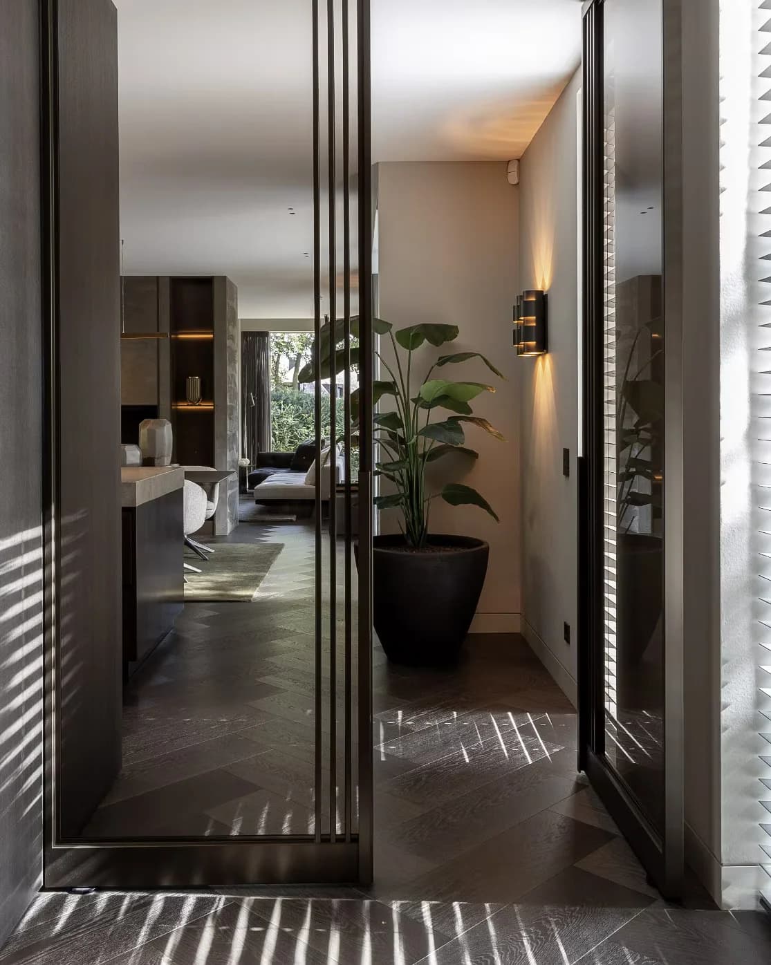 Lommerrijke bosvilla – detail van het interieur